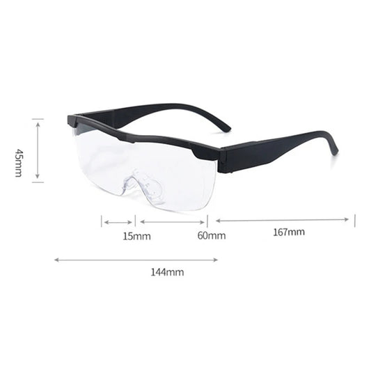 Gafas de lectura con lupa y luz modelo FK23D-60